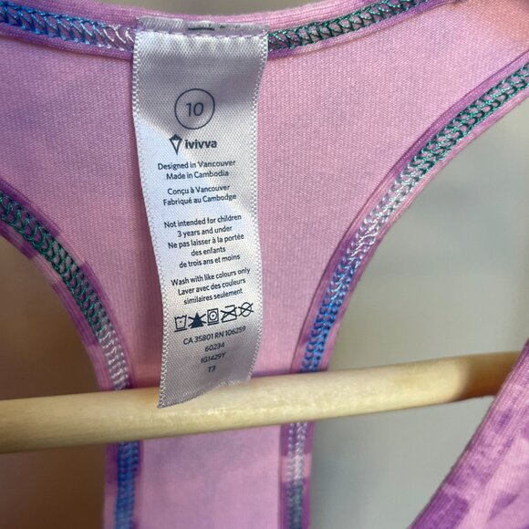 Ivivva Girl's Racerback Tank - Picture 3 of 3